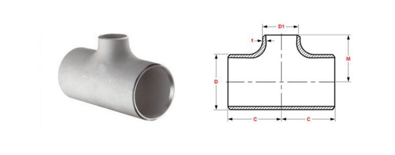 Stainless Steel Pipe Fitting 304l Tee manufacturers exporters in Africa