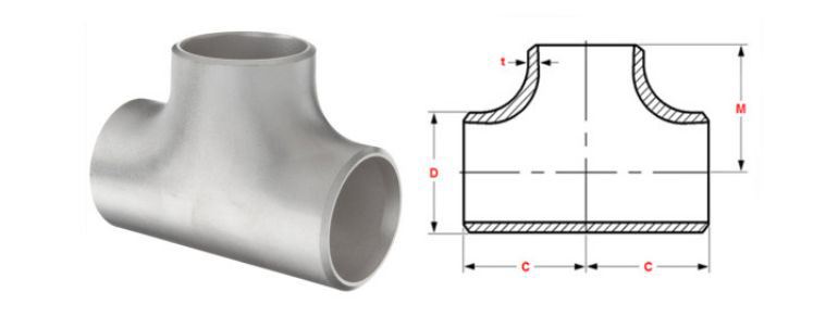 Stainless Steel Pipe Fitting 347h Tee manufacturers exporters in Mexico