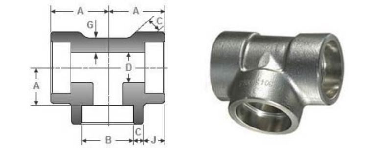 Stainless Steel Pipe Fitting 304h Tee manufacturers exporters in Singapore